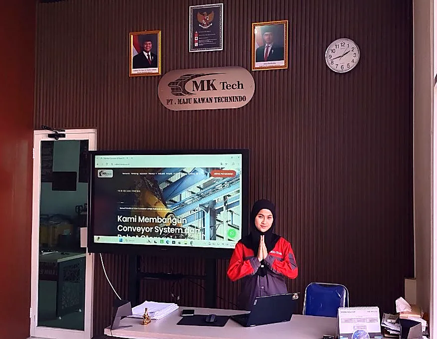 MK Technindo office reception in Sidoarjo